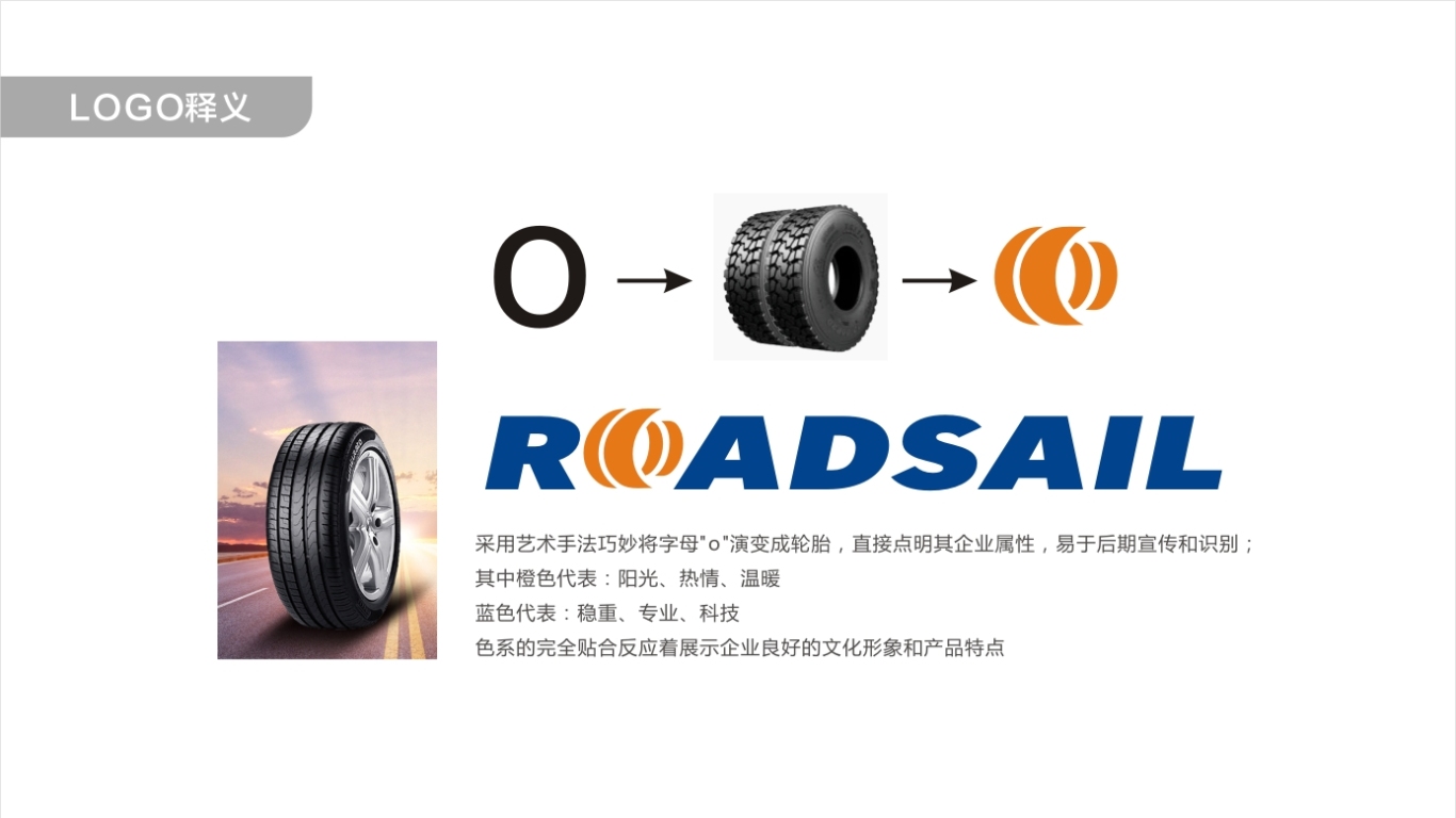 ROADSAIL卡車輪胎品牌LOGO設計中標圖2