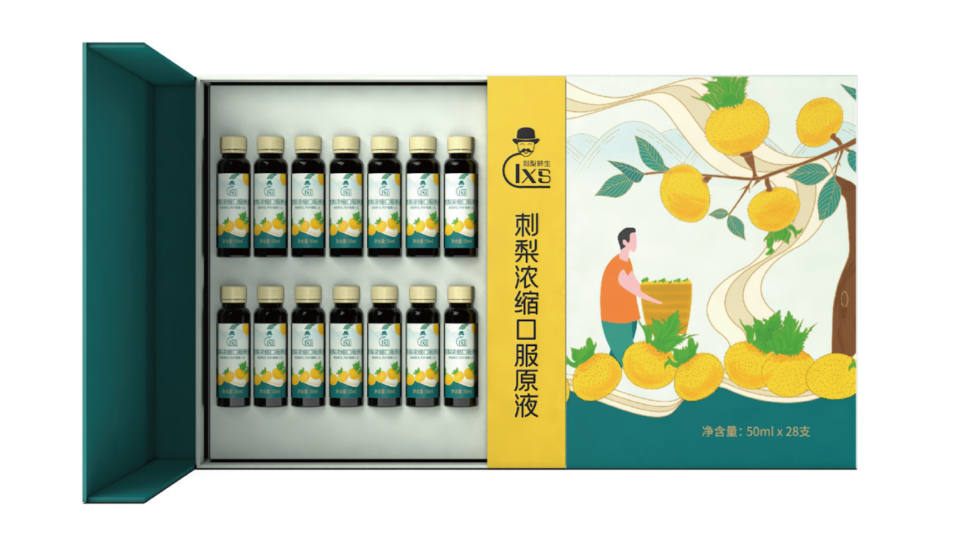 刺梨鮮生保健品牌包裝延展設計中標圖15