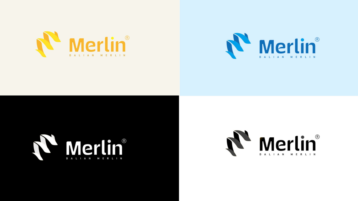 merlin科技logo设计图3