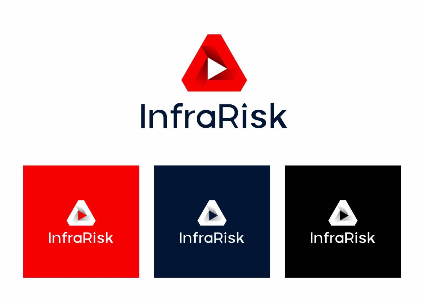InfraRisk logo设计图3