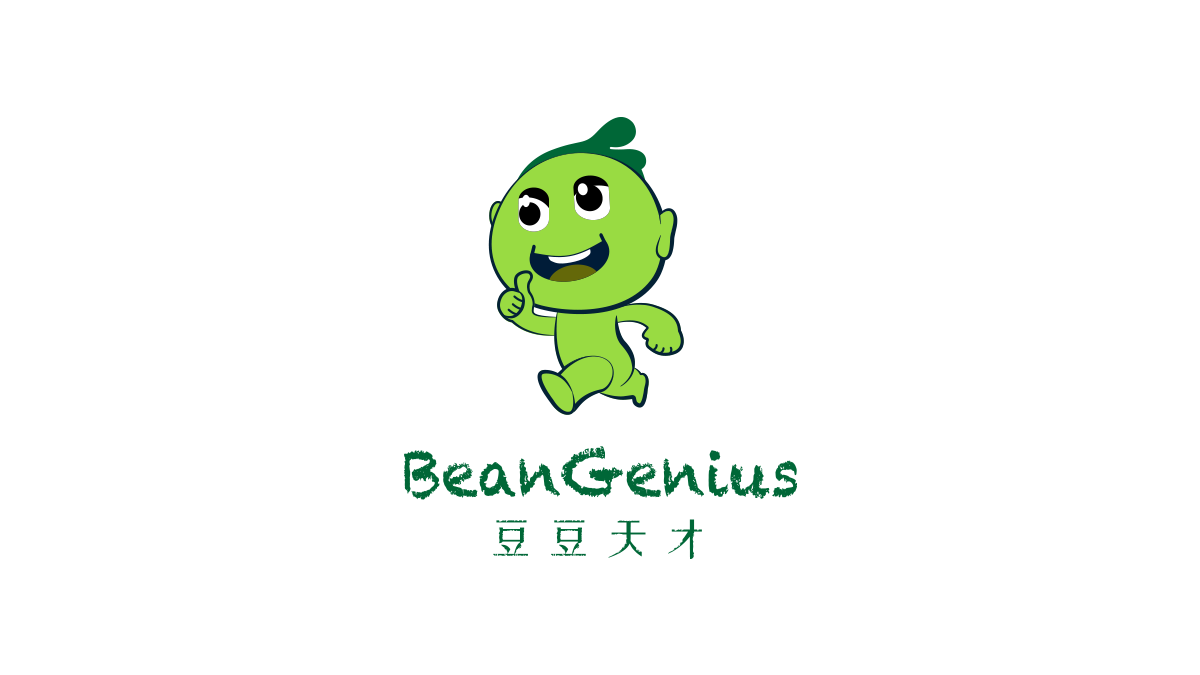 豆豆天才教育品牌LOGO设计中标图0