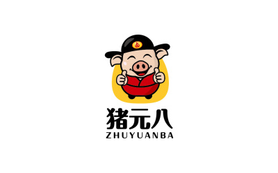 猪元八（卤制品）logo设计