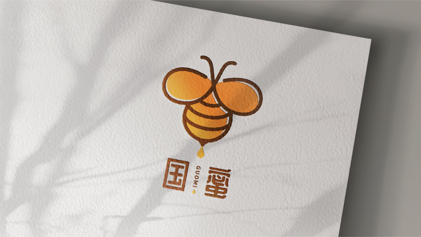 国蜜蜂蜜品牌LOGO设计图0