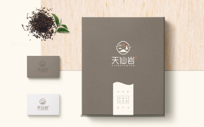 天仙岩茶叶品牌LOGO设计