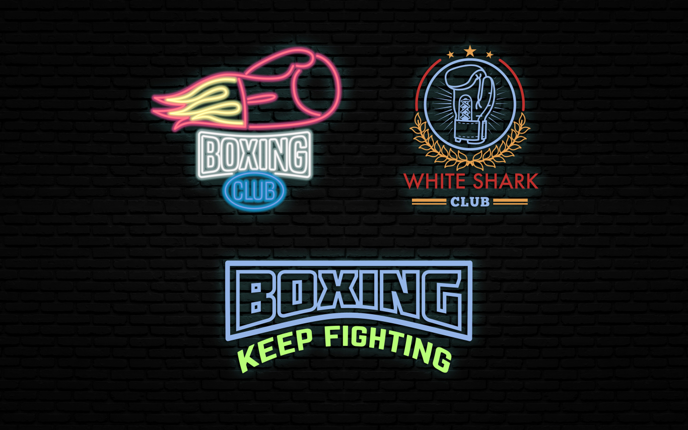 搏击俱乐部品牌logo设计图5