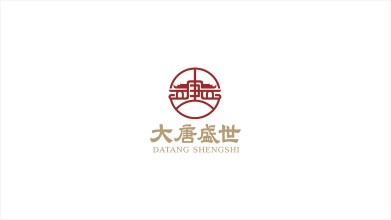 大唐盛世酒店类logo设计