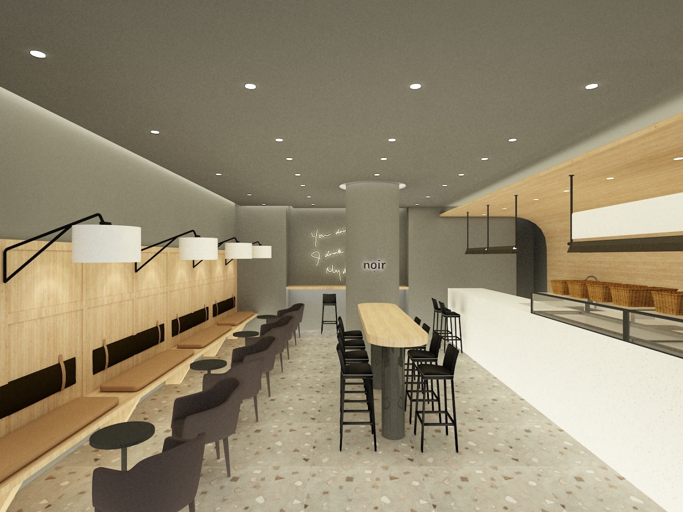 noir咖啡店空间设计图3