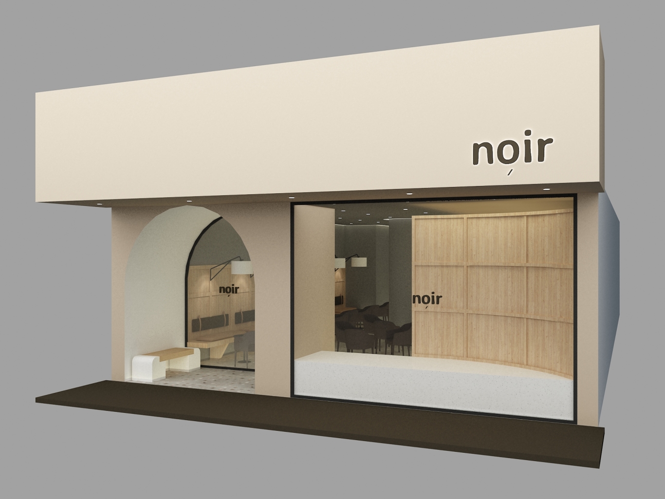 noir咖啡店空间设计图1