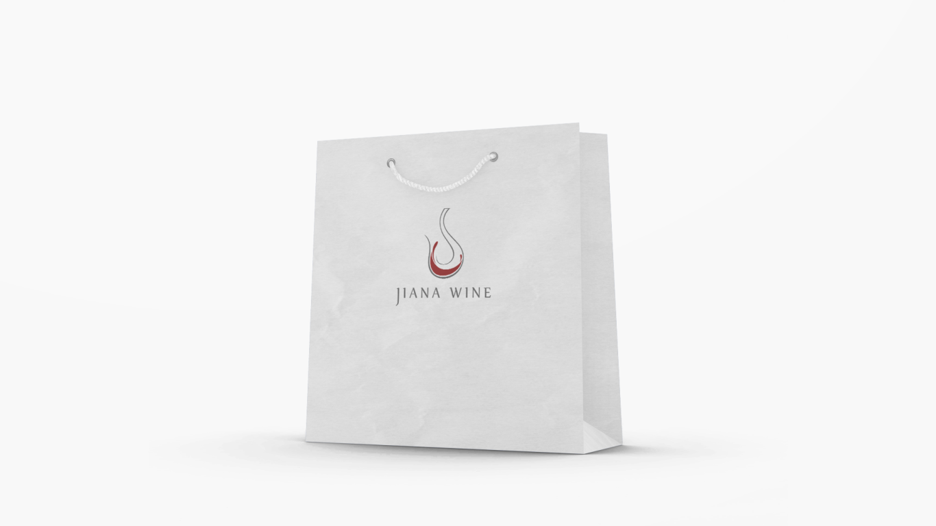 jiana wine 紅酒logo設計圖2