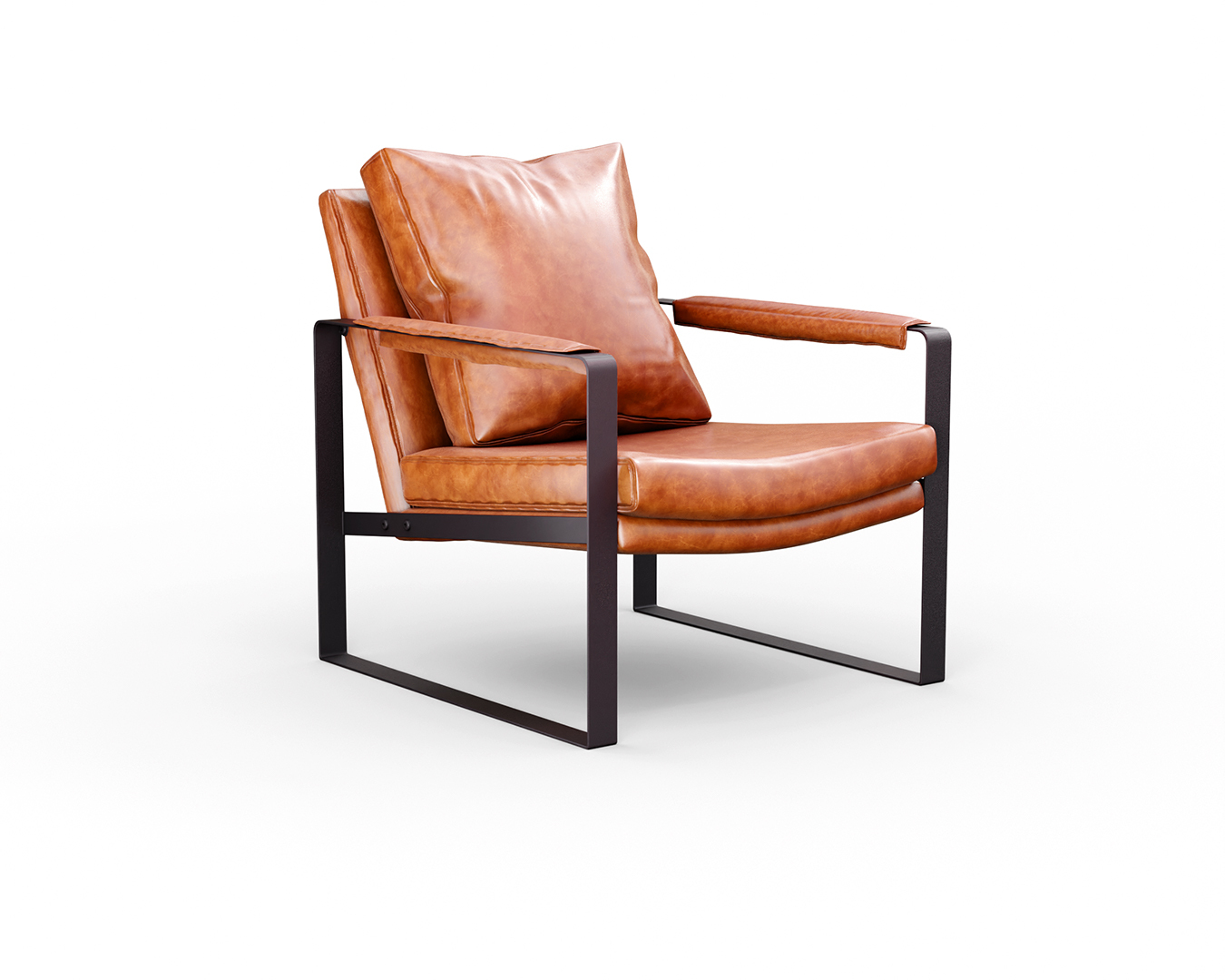 家具单人沙发产品建模效果图图0