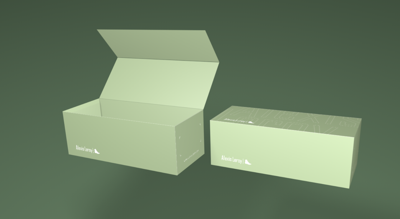鞋盒包装设计图1