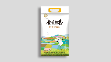 金禾飄香米業包裝設計