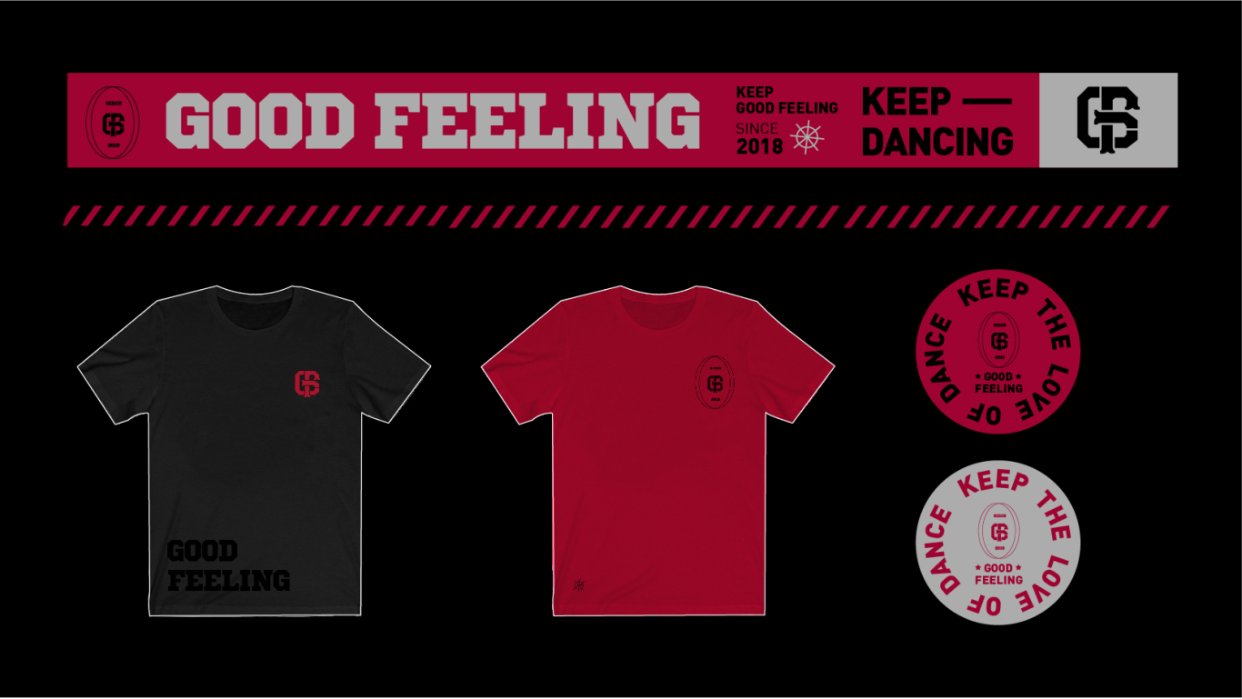 GOOD FEELING-好感觉街舞工作室品牌logo设计图3