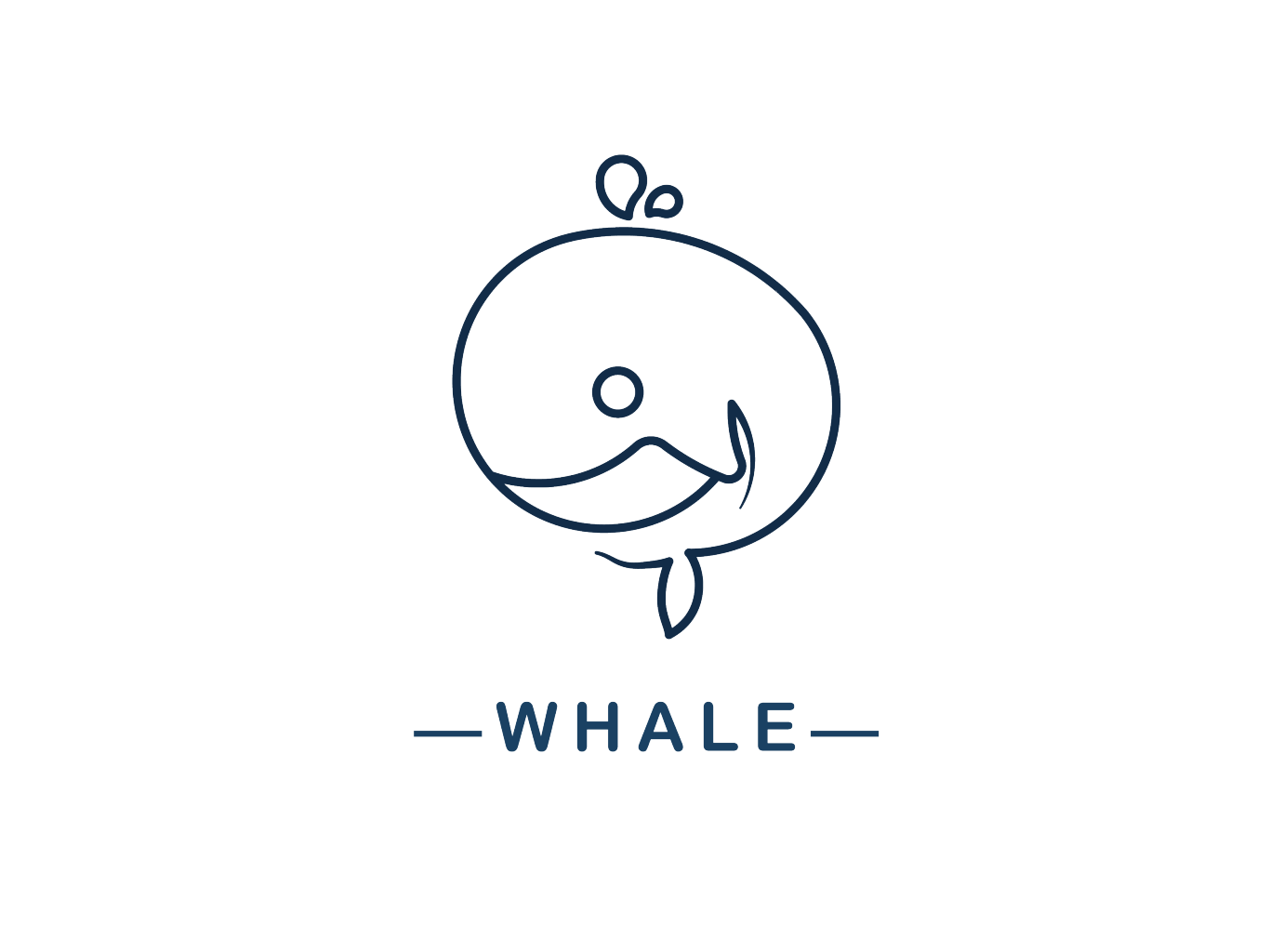 一笔画海鱼logo设计图8