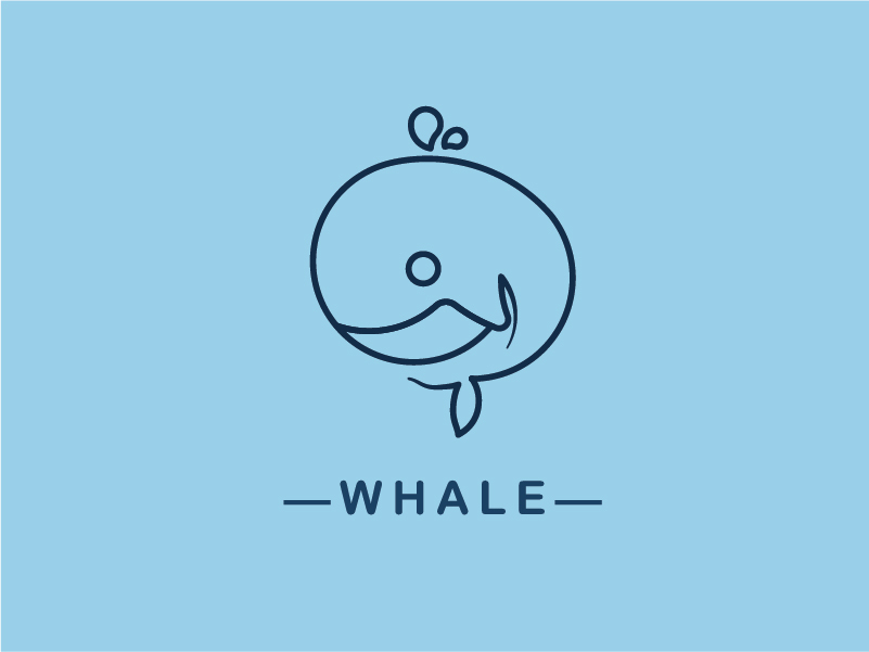 一笔画海鱼logo设计图7