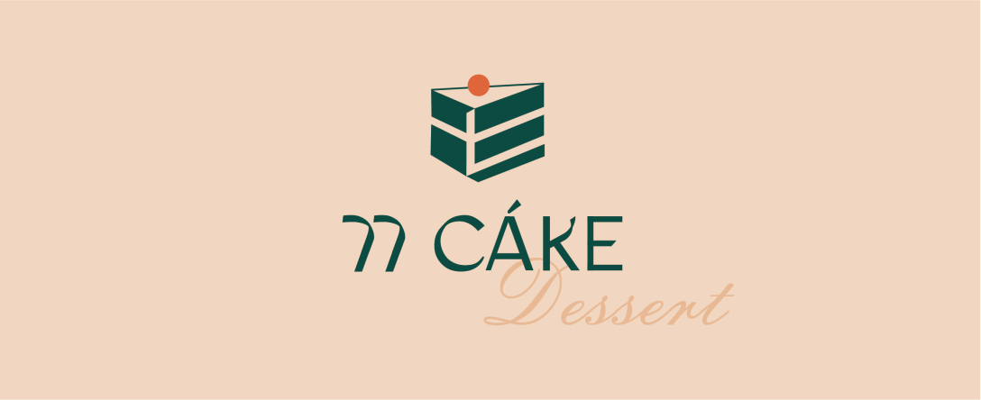 《77 CAKE》品牌形象设计图0