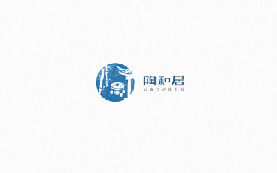 陶和居-茶馆logo标志设计