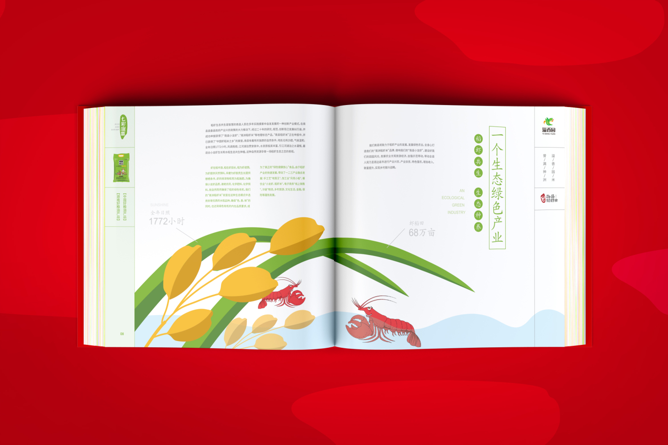 溢香园米业企业宣传册设计图3