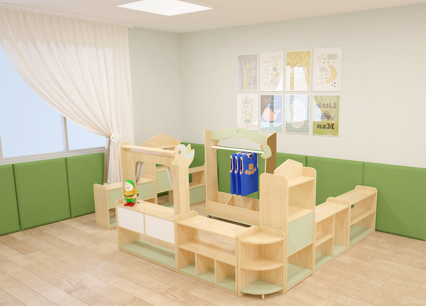幼儿园活动室家具设计图0