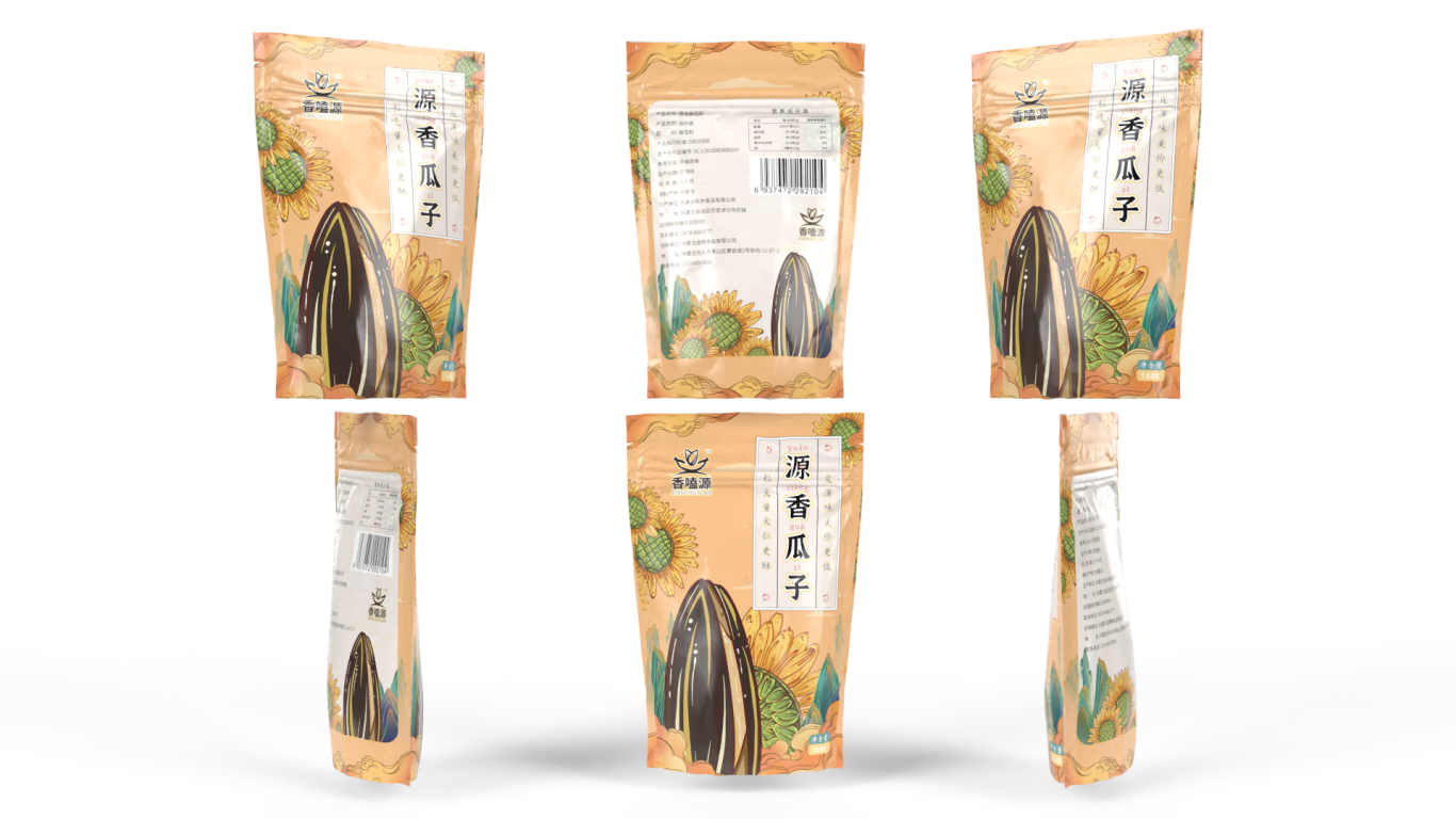瓜子-香嗑源中国风瓜子包装图2