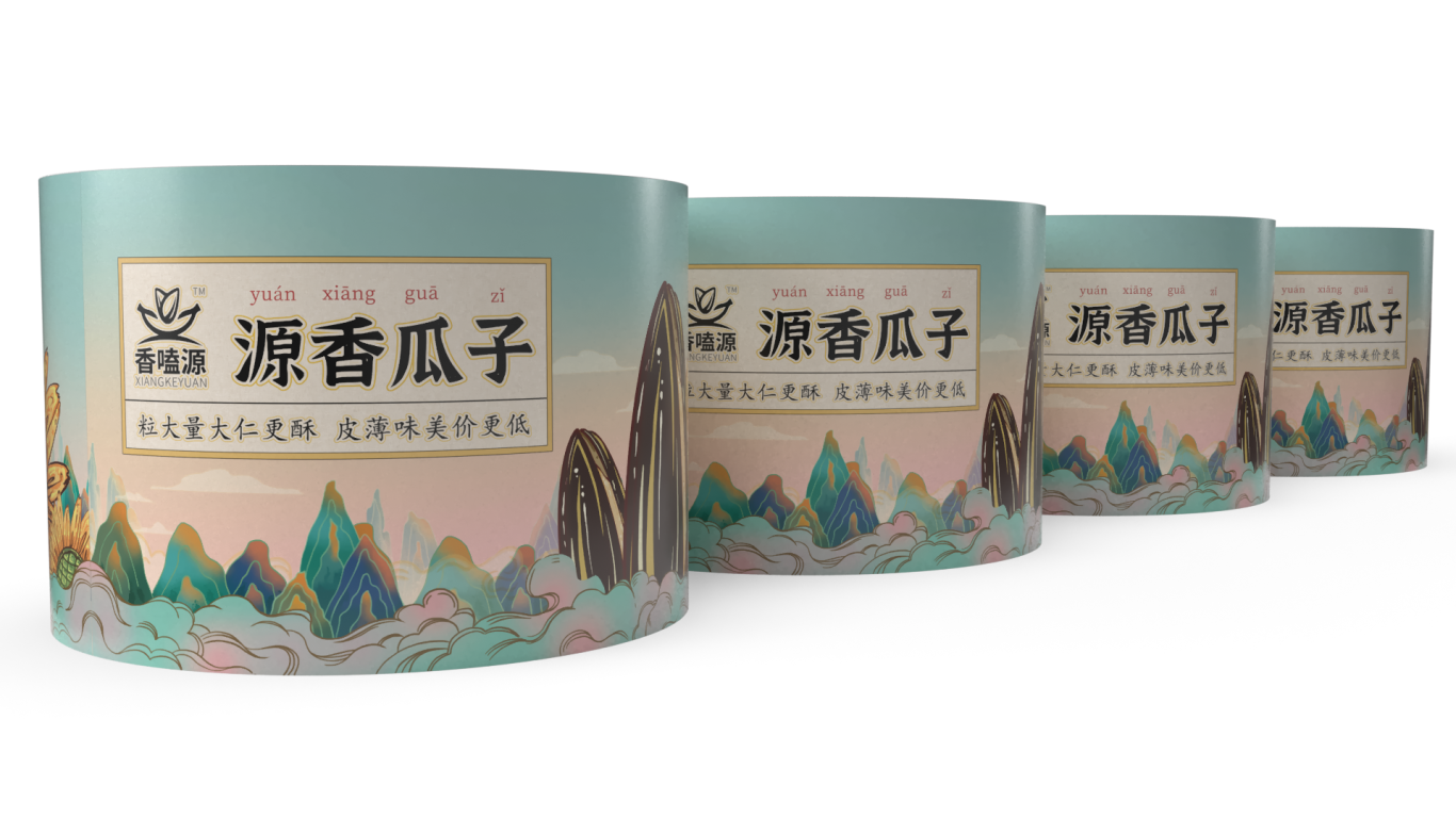 瓜子-香嗑源中国风瓜子包装图8