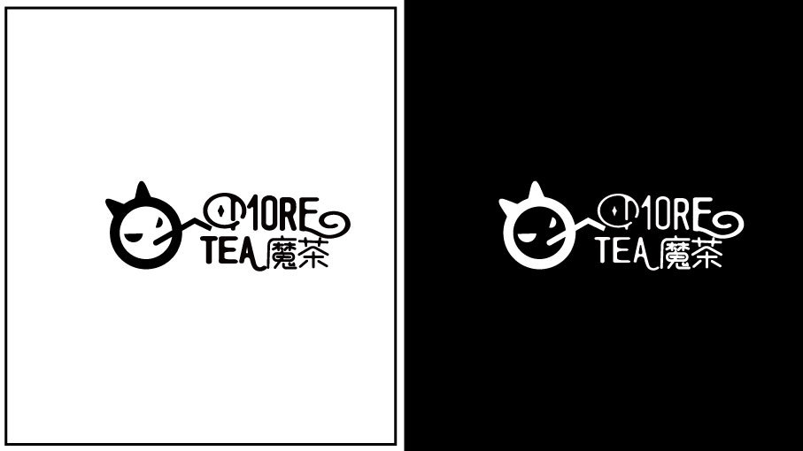 魔茶奶茶店logo设计图1