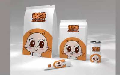 精靈貓食品包裝設計