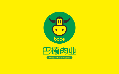 巴德肉业logo设计