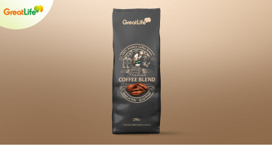 慢食尚进口咖啡豆类包装设计