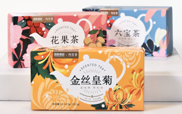 晋药集团花茶系列包装设计