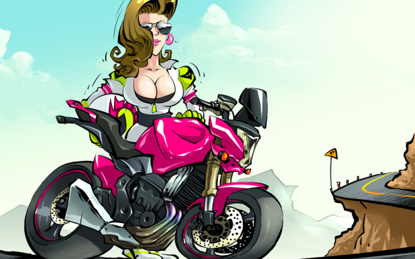 《摩托车》杂志四格漫画图集