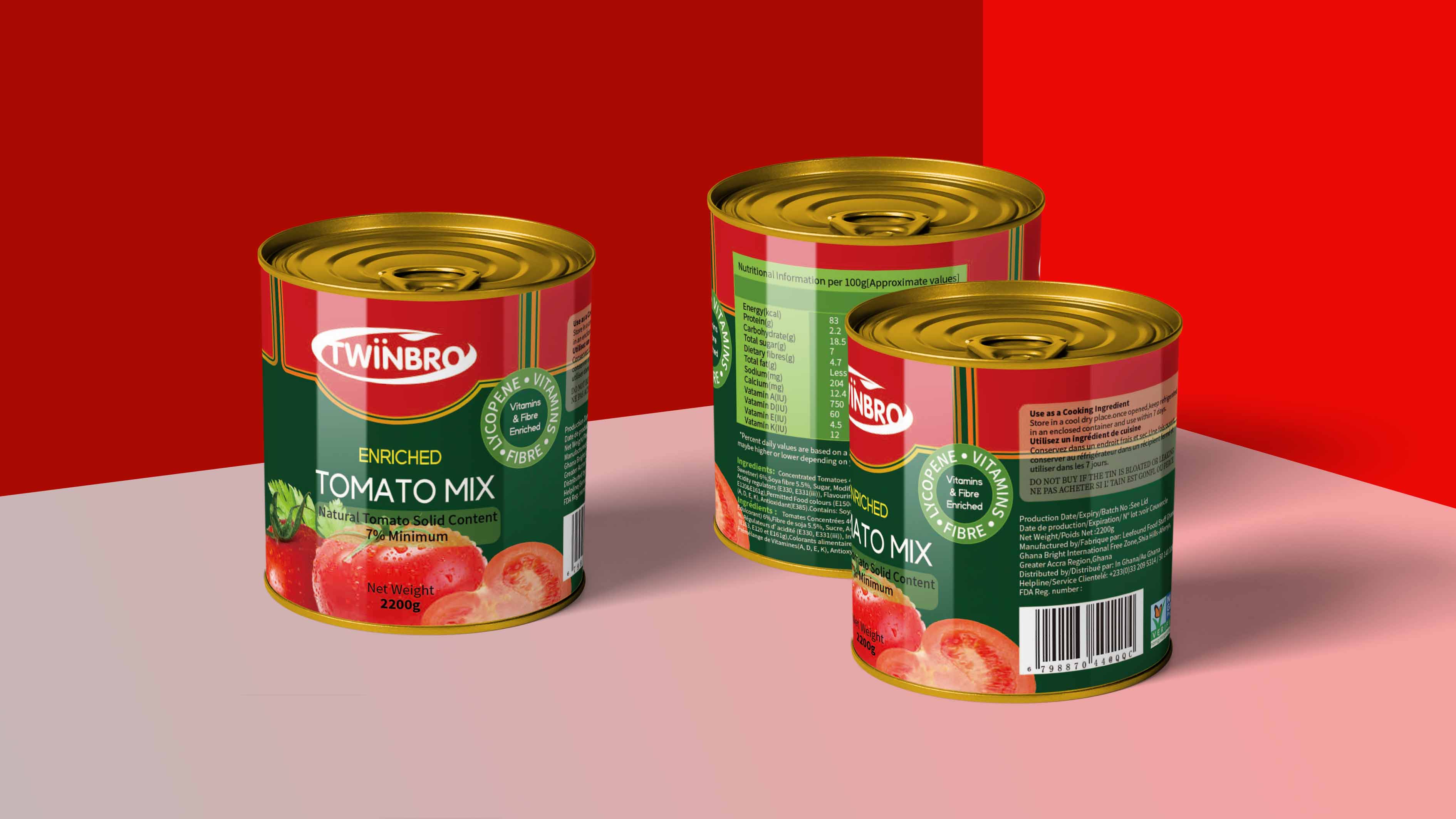 TWINBRO番茄食品包裝設計