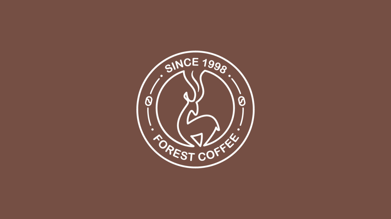 咖啡馆VI品牌设计 | FOREST COFFEE图1