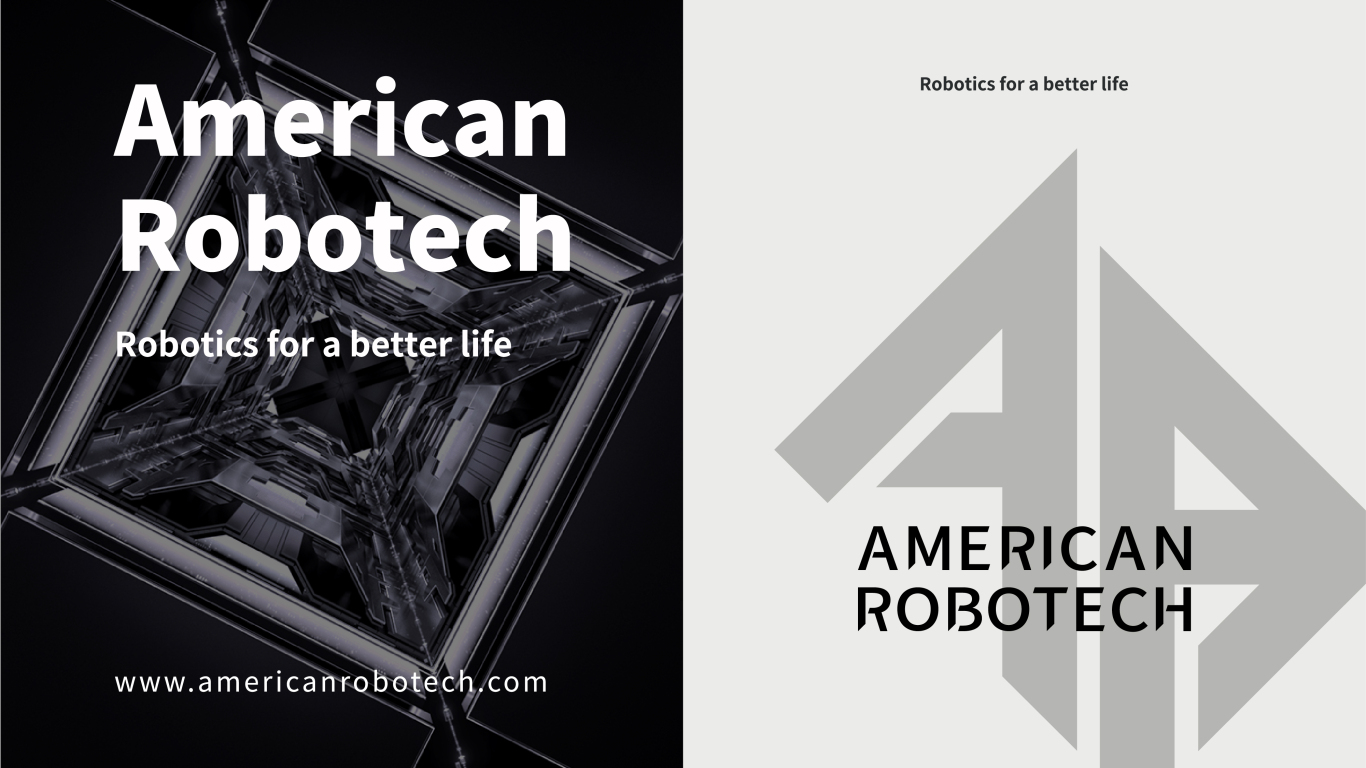 「AMERICAN ROBOTECH」商业服务机器人品牌VI图1