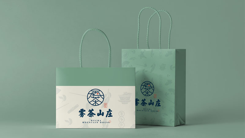 茶文化VI品牌设计-雾茶山庄图12