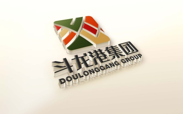斗龙港旅游品牌logo设计