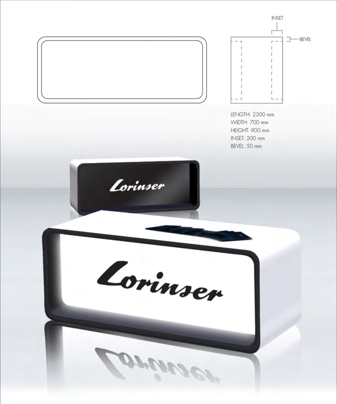 羅倫士(Lorinser)改裝車品牌車展形象創意設計圖0