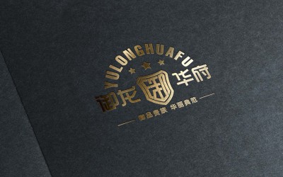御龙华府logo设计