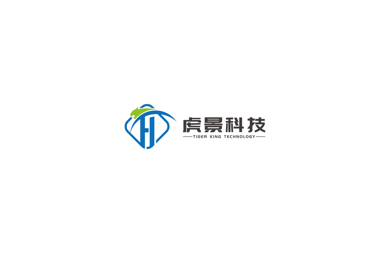 虎景科技品牌logo設計圖0