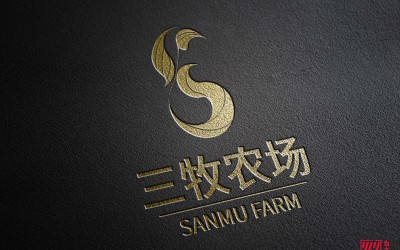 三牧农场logo设计