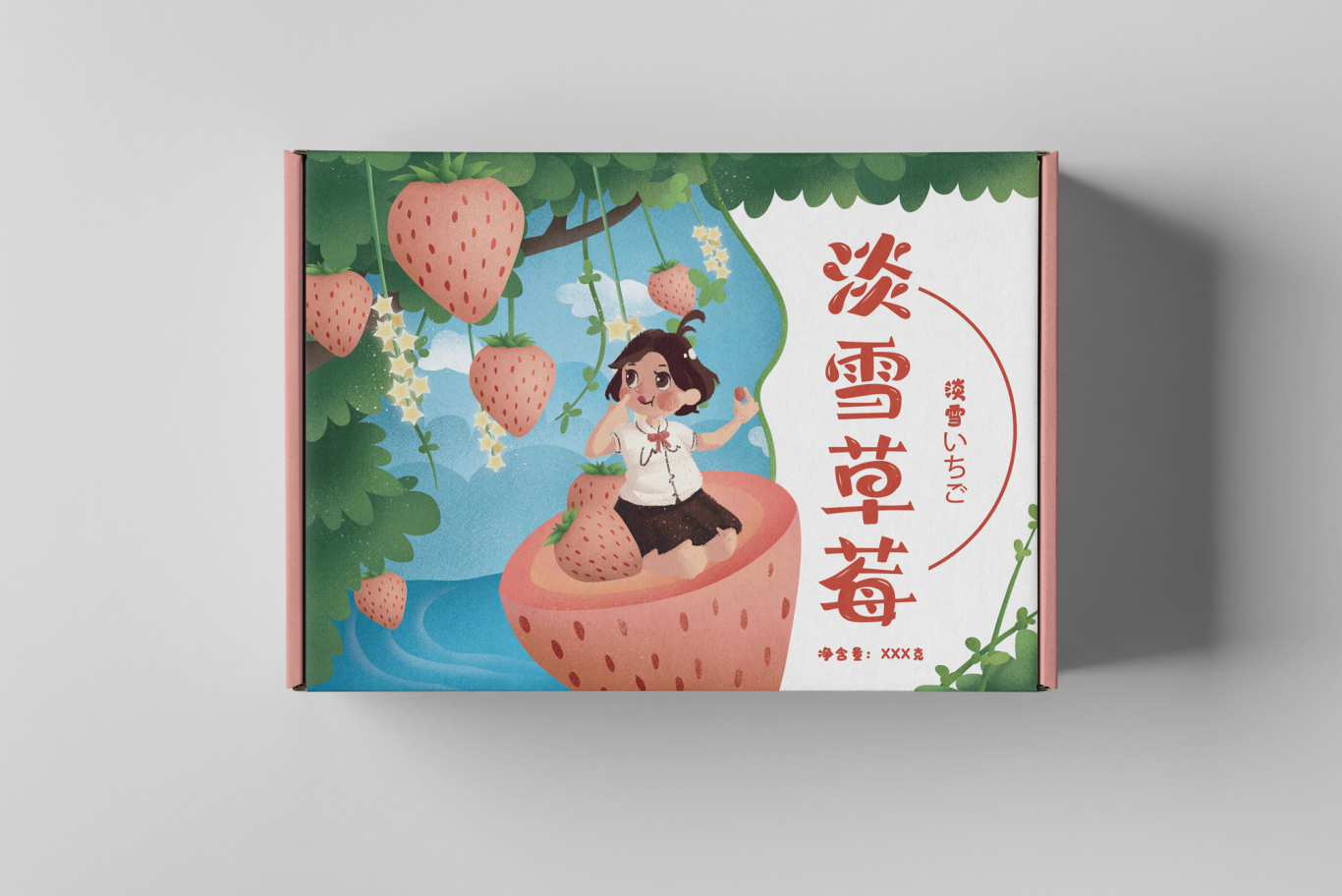草莓系列包装图4