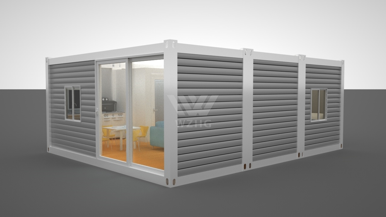可移动式集装箱房屋3d效果图图0