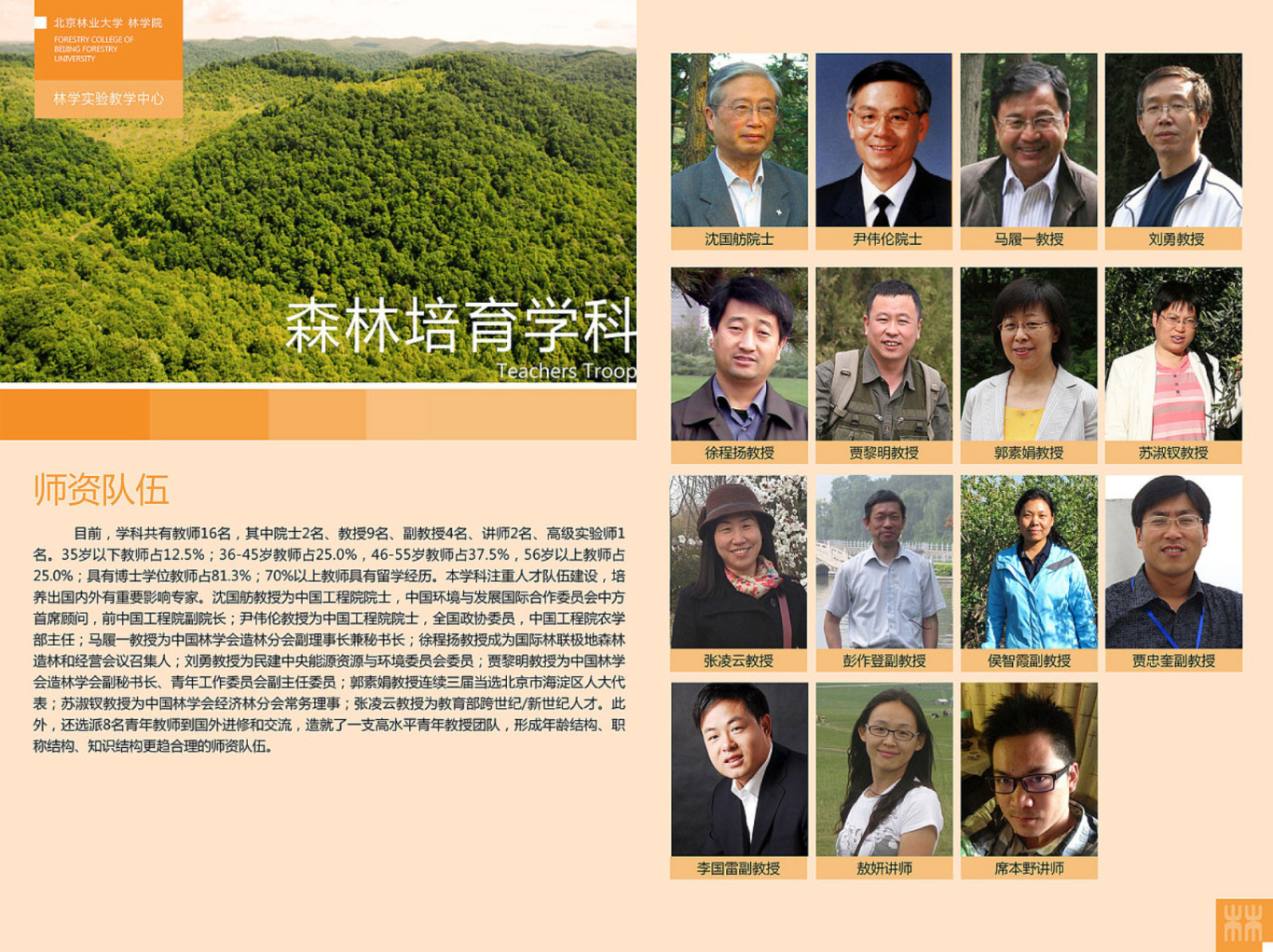 北京林业大学林学院展板设计图6