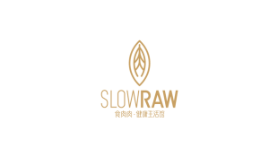 SlowRAW食肉肉健康生活館LOGO設計
