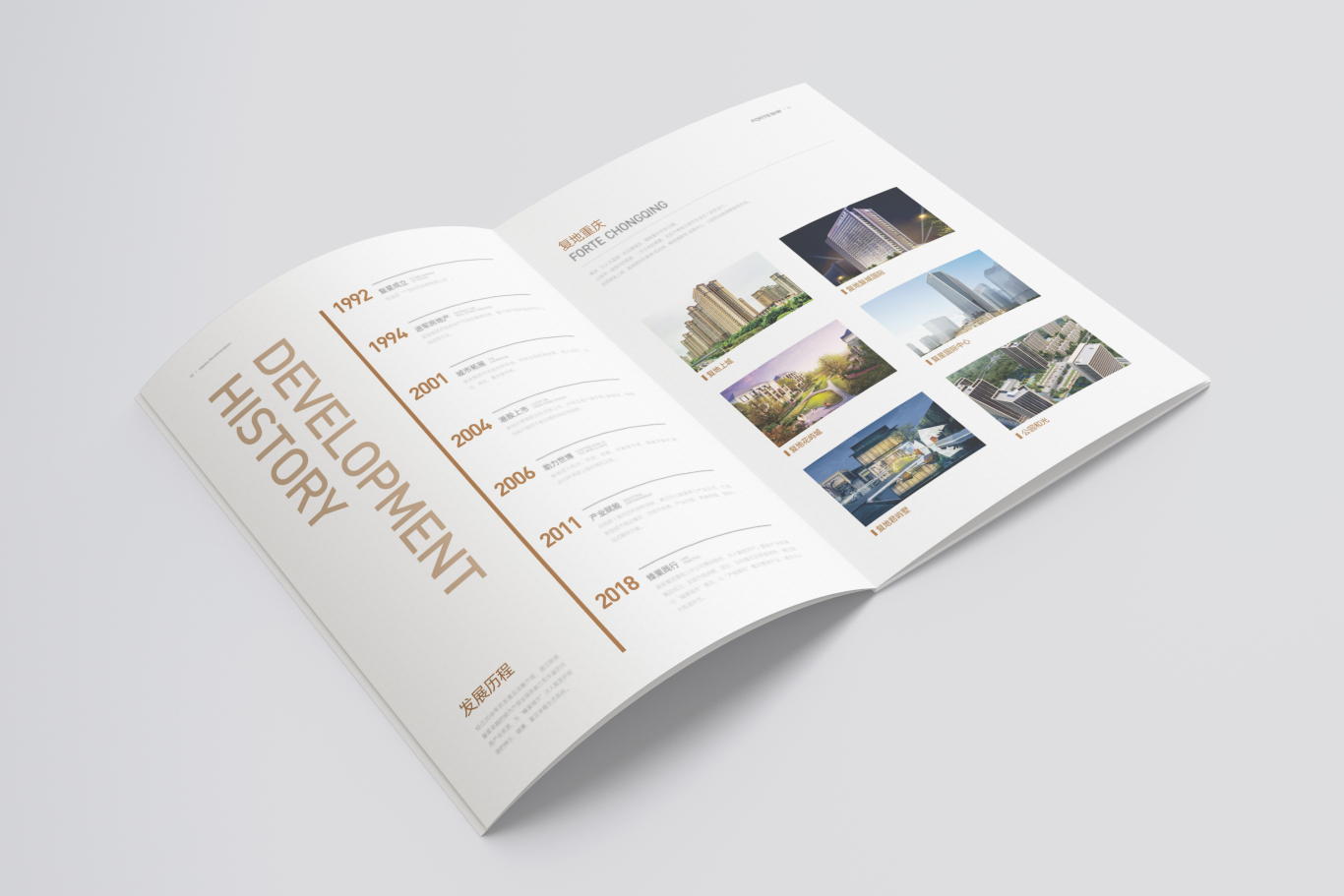 复地地产产业推介手册 · 画册设计图8