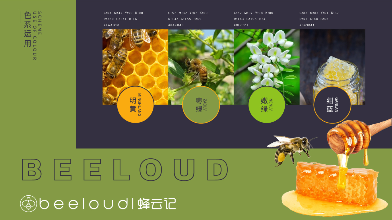 蜂蜜品牌LOGO字体设计及包装设计图3