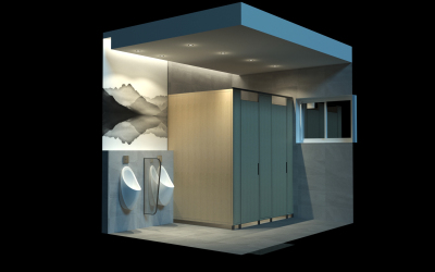 公共厕所建筑外观及室内设计