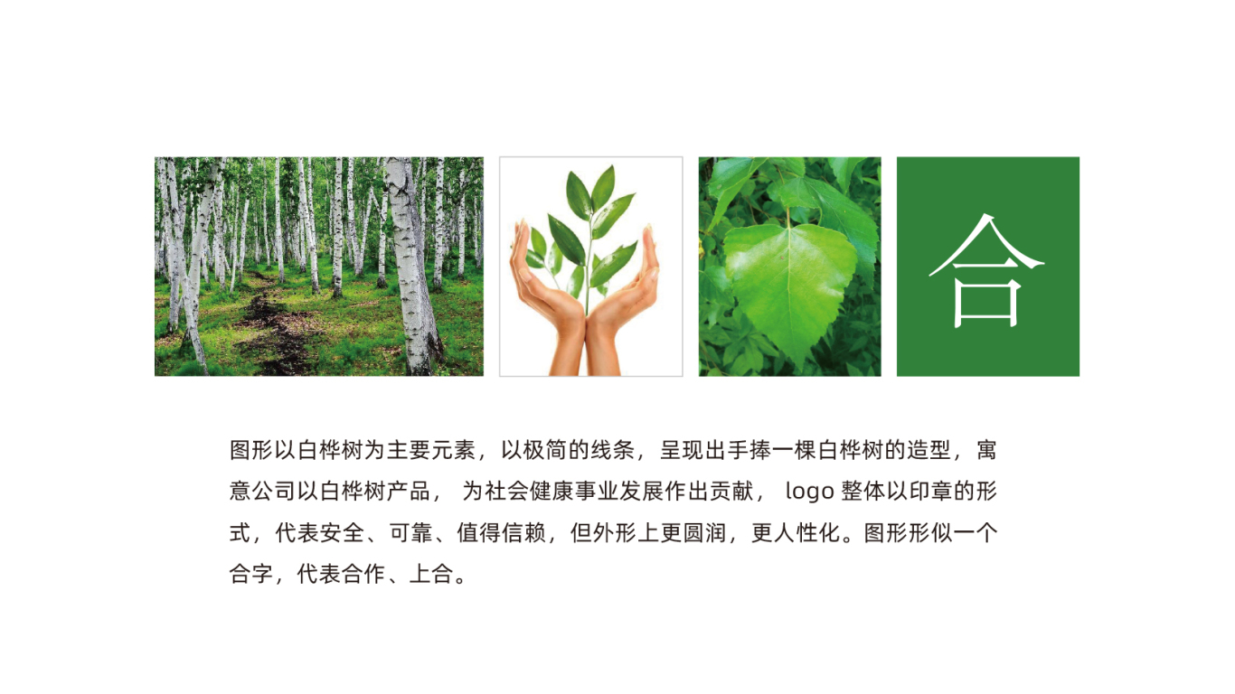 国合文旅白桦林农产品品牌LOGO设计中标图1