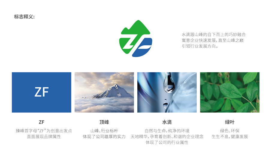 臻峰环境科技品牌LOGO设计中标图2