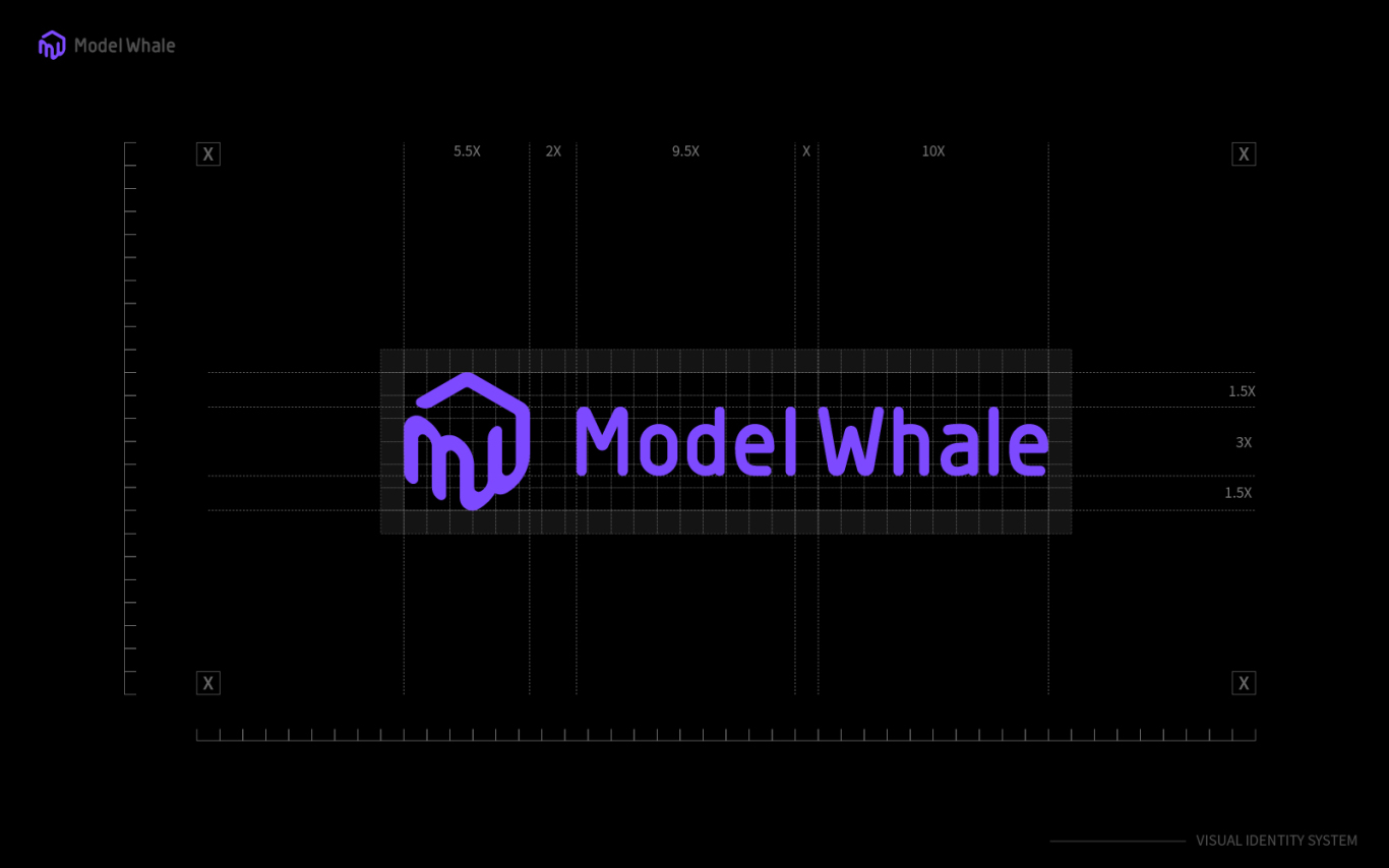 數據科學協作平臺 ModelWhale logo 設計圖2